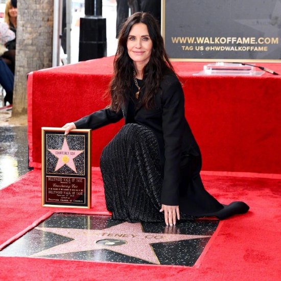 "Friends" Monica star on the Walk of Fame: the soul character in the play