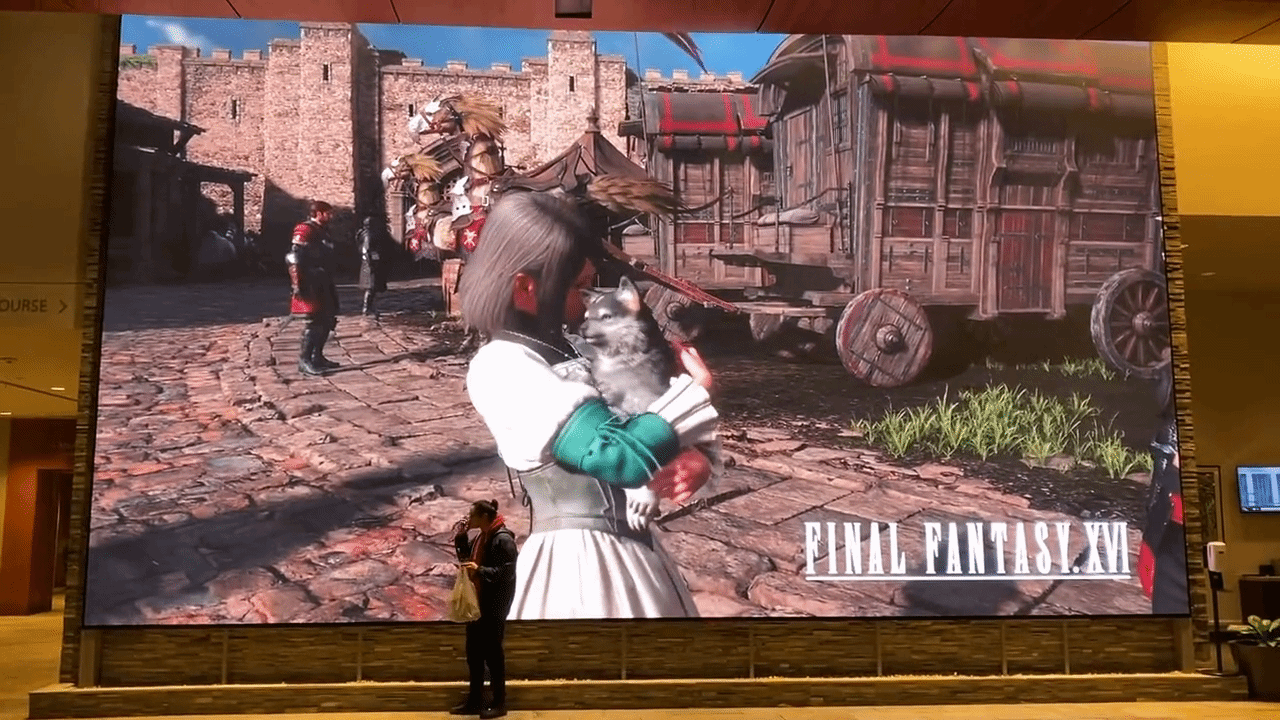 《最终幻想16》新画面：可爱狗狗谁都想抱要一下