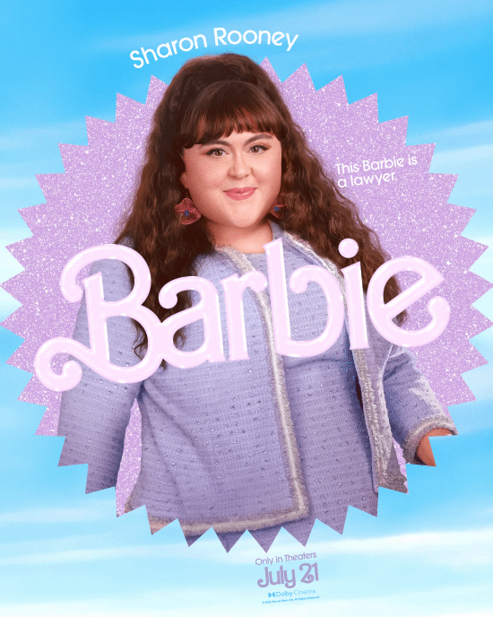 《芭比》真人电影发布角色海报：靓仔高司令粉嫩吸睛