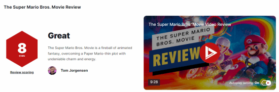 《超级马里奥兄弟大电影》IGN 8分：电影梦想成真