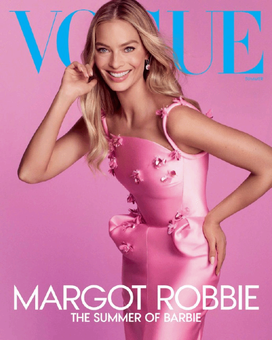 玛格特·罗比饰演芭比：明亮夺目的《Vogue》写真