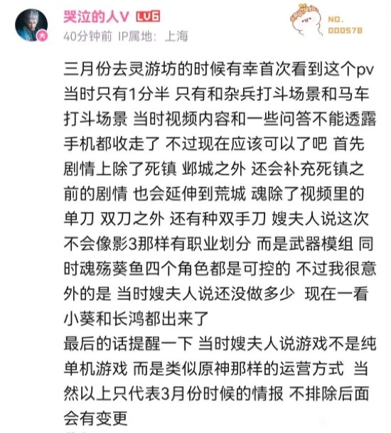 纯单机还是长线运营？《影之刃零》究竟是什么游戏？