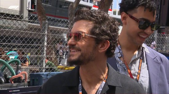 Orlando Bloom Makes Appearance at F1 Monaco Grand Prix to Promote 'GT Racing' Film