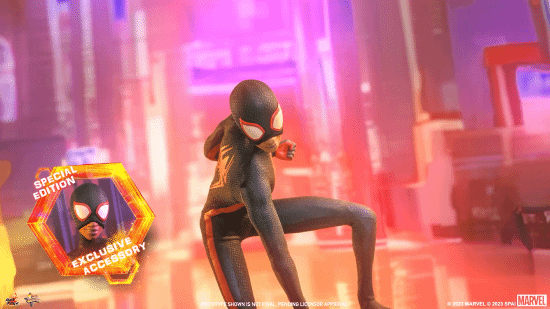 Hot Toys Releases 1:6 Scale Collectible Figure of Miles Morales from 'Spider-Man: Across the Universe'