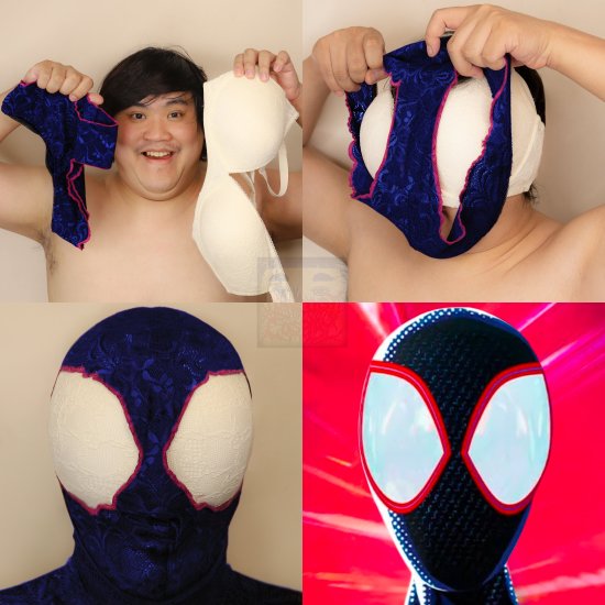 Low-Cost Cosplayer Strikes Again as Miles Morales, the Spider-Man, with Endless Creativity!