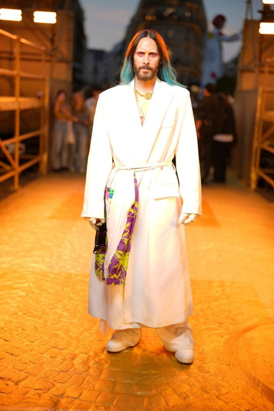 Jared Leto Shines at Fashion Week as a Walking Living Art