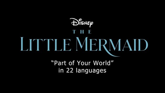 Disney Movie 'The Little Mermaid' Releases Gold Track MV in 22 Languages, Mandarin Chinese Steals the Show