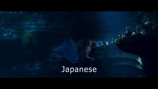 Disney Movie 'The Little Mermaid' Releases Gold Track MV in 22 Languages, Mandarin Chinese Steals the Show