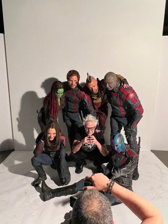 詹姆斯·古恩分享《銀河護衛隊3》幕後照，滾導成為DC宇宙掌門人