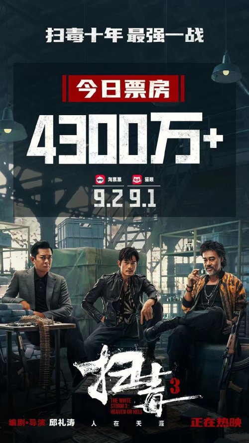 劉青雲與古天樂再度合作，揭秘電影《掃毒3》中的角色