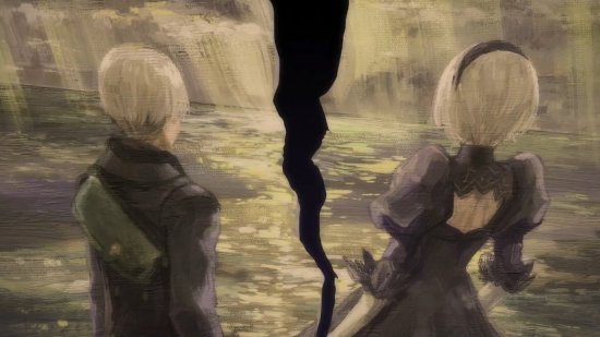 Preview of Episodes 9-12 of 'NieR' Anime: 2B Confronts Adam and Eve in a Decisive Battle!