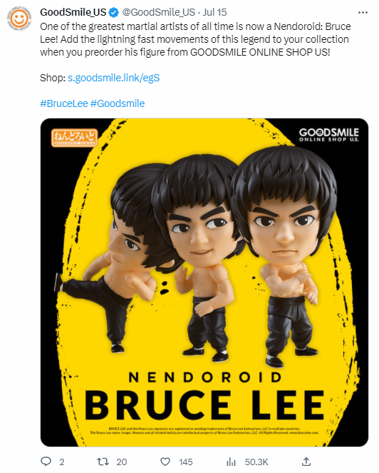 Bruce Lee Clay Figure: A Still Model of the Legendary Martial Artist