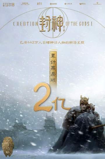 《The First War of Gods》Achieves 200 Million Box Office! Douban Score 7.7.