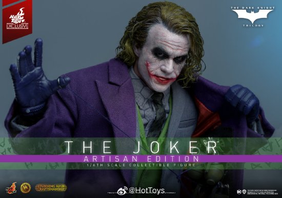 HotToys Unveils New 1:6 Scale Collectible Figure: The Joker's Oppressive Aura!