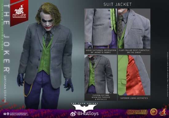 HotToys Unveils New 1:6 Scale Collectible Figure: The Joker's Oppressive Aura!