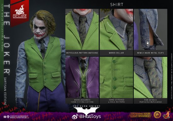 HotToys Unveils New 1:6 Scale Collectible Figure: The Joker's Oppressive Aura!