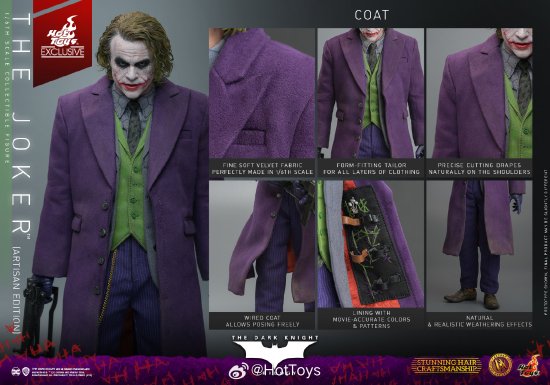 HotToys Unveils New 1:6 Scale Collectible Figure: The Joker's Oppressive Aura!