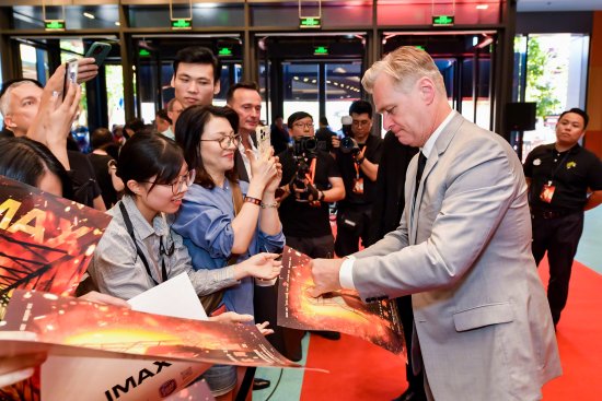 Nolan Shines at the Taiwan Premiere of 