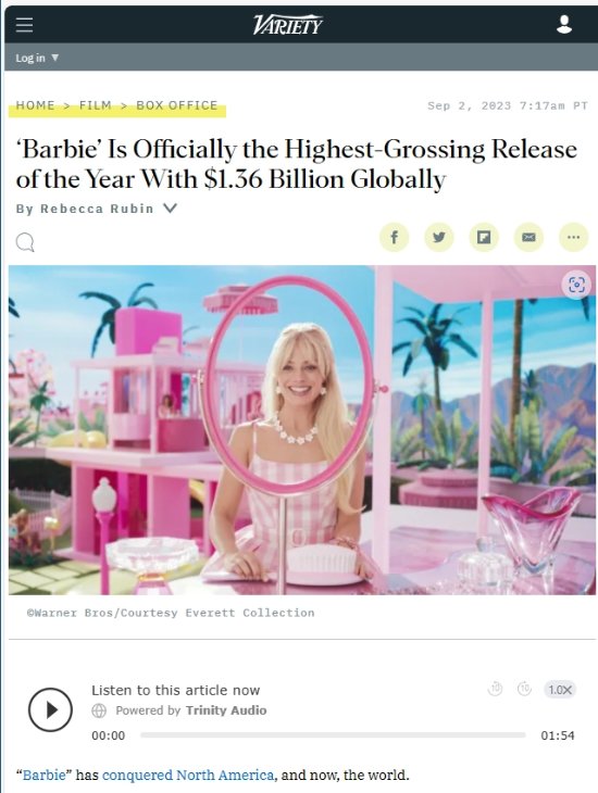 《芭比》登頂全球票房冠軍，超越《超級瑪利歐》！
