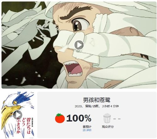 Miyazaki's Latest Masterpiece Takes the World by Storm, with a Perfect Rotten Tomatoes Score of 100%
