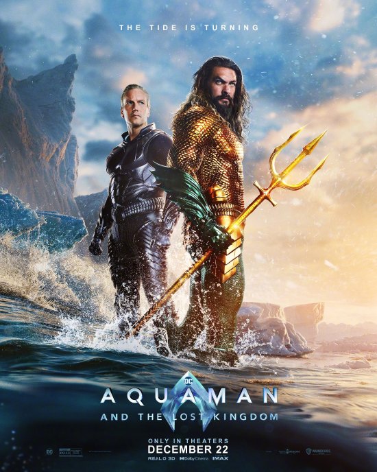 "Aquaman 2" Unveils New Poster: Brothers Assemble, Side by Side in Battle!
