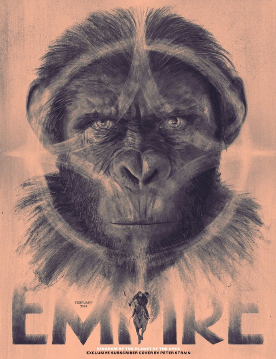 "Rise of the Planet of the Apes 4" Graces the Cover of "Empire" Magazine - Antagonist Caesar Exudes Malevolence