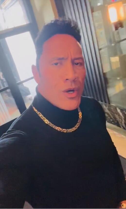 Dwayne Johnson's Christmas Fun: Transforms with Wig, Back to His 90s Self