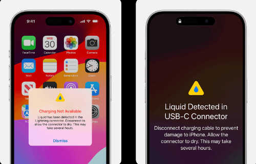 苹果提示勿将进水iphone放入米袋：官方举荐如许做