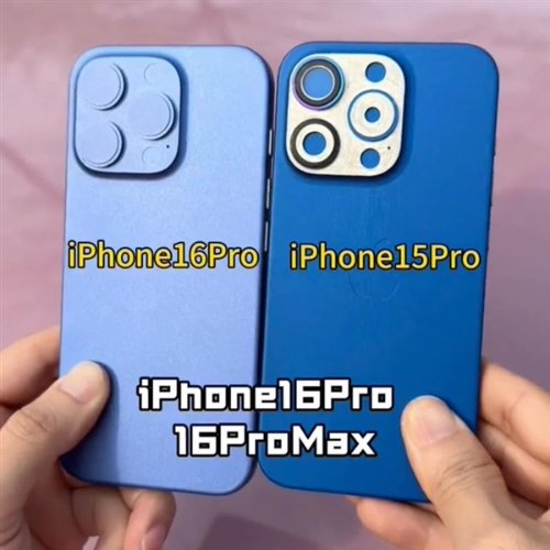 iphone16最新机模曝光：pro屏幕变大 新增影相按键