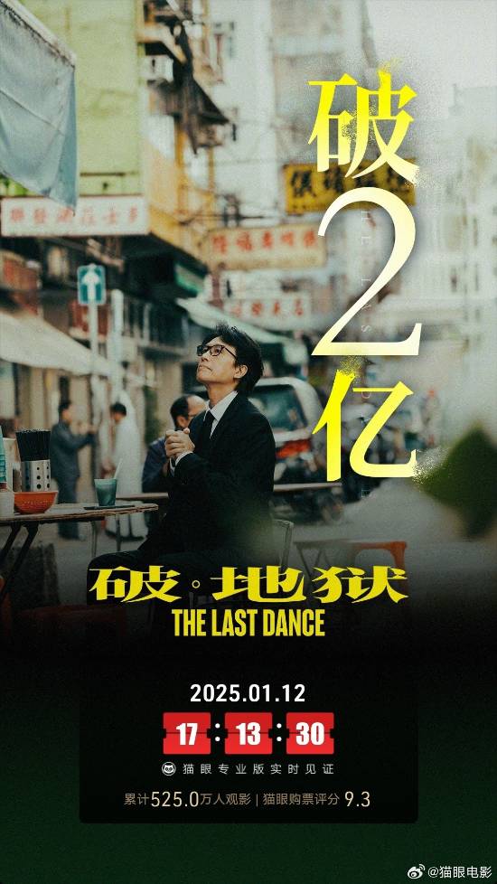 黄子华《破·地狱》上映30天总票房突破2亿!豆瓣8.4分依旧好评如潮!