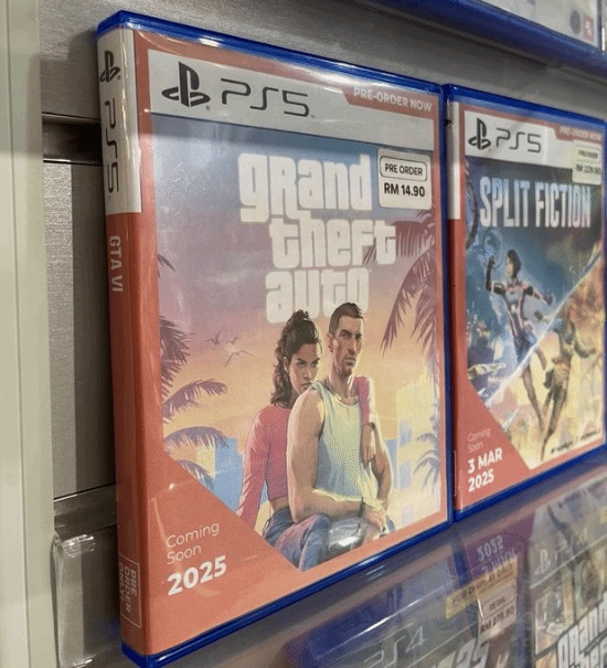 马来西亚一商店开放GTA6预售：实体盘已摆上货架