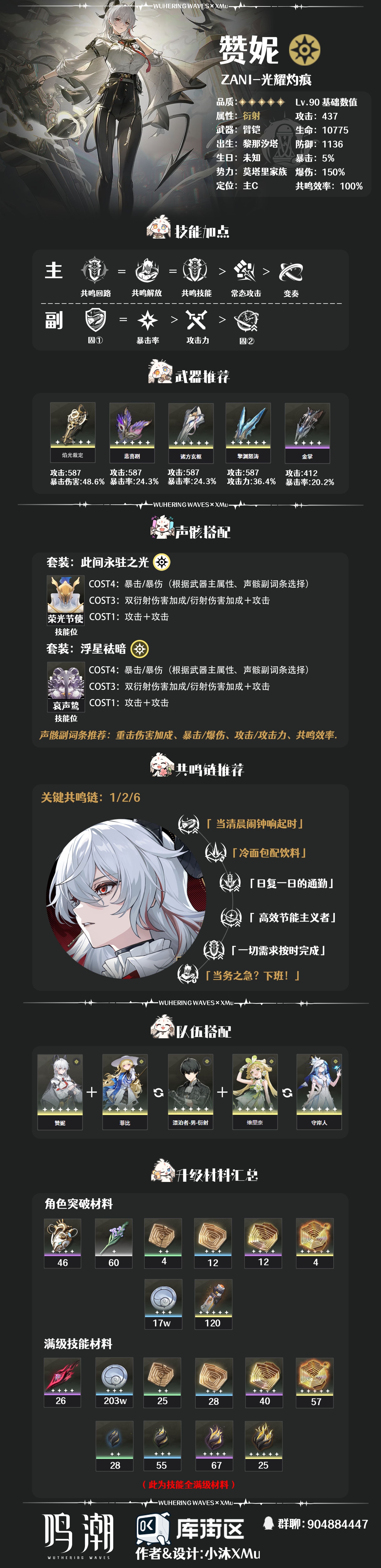 《鸣潮》赞妮一图流养成攻略 赞妮怎么培养 - 第1张