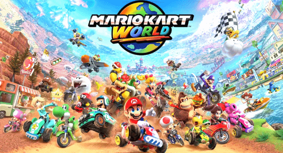 《马里奥赛车：世界》游戏界面