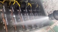 还想买二手显卡?矿工清洗矿卡简单粗暴:直接喷枪水洗